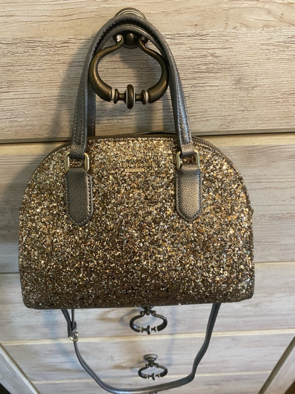Kate Spade glitter crossbody